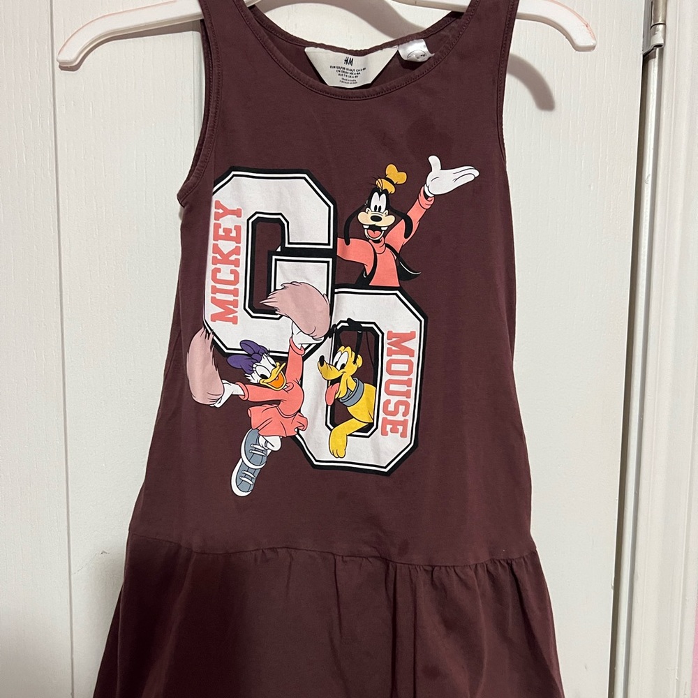 H&M girls 6X dress Mickey Mouse Characters